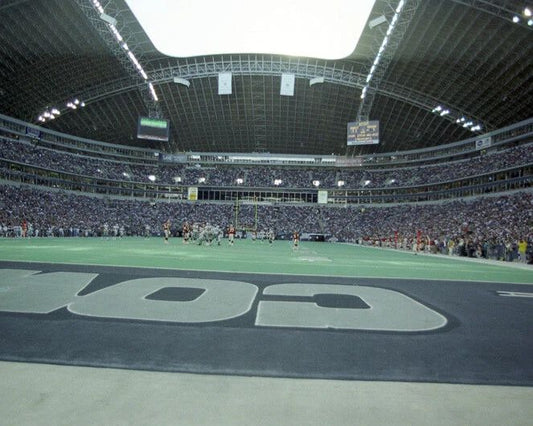1994 Texas Stadium Glossy Keychain Keychain Cowboys Vs Redskins Print