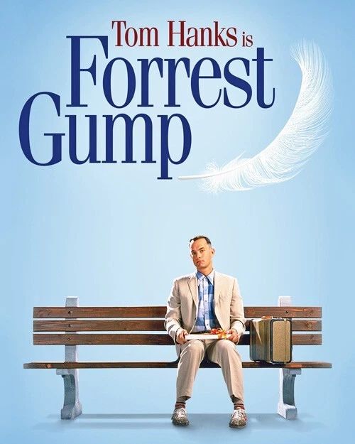 1994 Tom Hanks Glossy Magnet Forrest Gump Print Promotional Movie Magnet