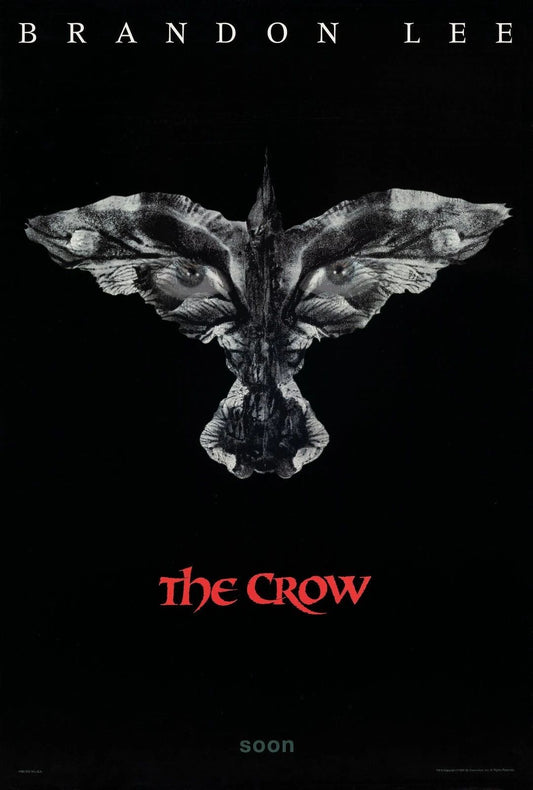 1994 The Crow Movie Keychain Brandon Lee Eric Draven Ernie Hudson