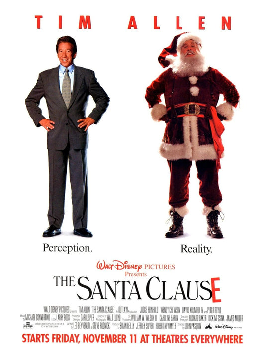 1994 The Santa Clause Movie Keychain Tim Allen Scott Calvin Bernard