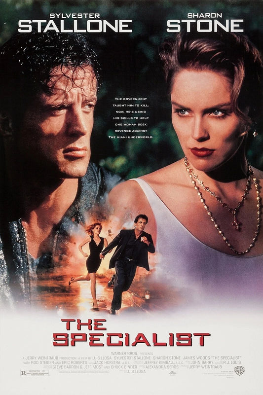 1994 The Specialist Movie Poster Sylvester Stallone Sharon Stone