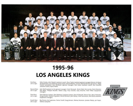96 Los Angeles Kings Team Keychain Hockey Picture Nhl La