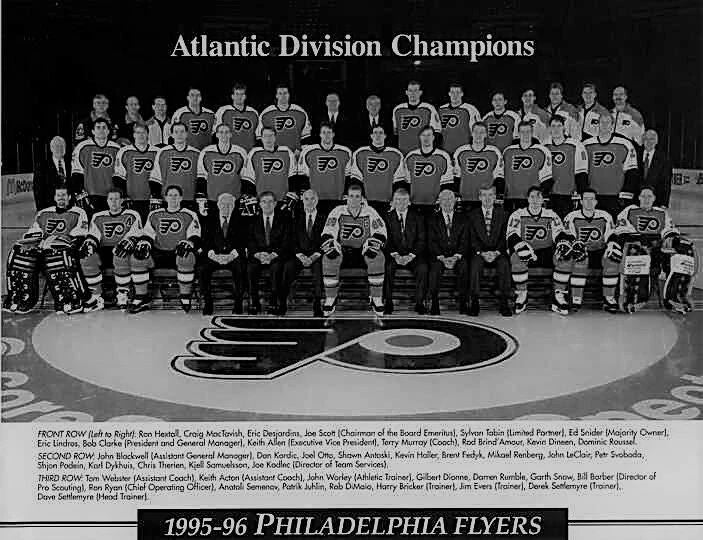 96 Philadelphia Flyers Magnet Hockey Nhl Picture Champs Bw