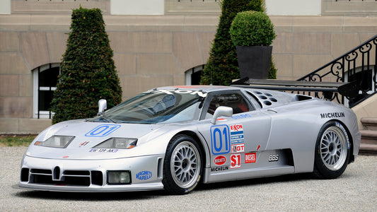 Bugatti Eb110 Ss Imsa Hd Art Keychain