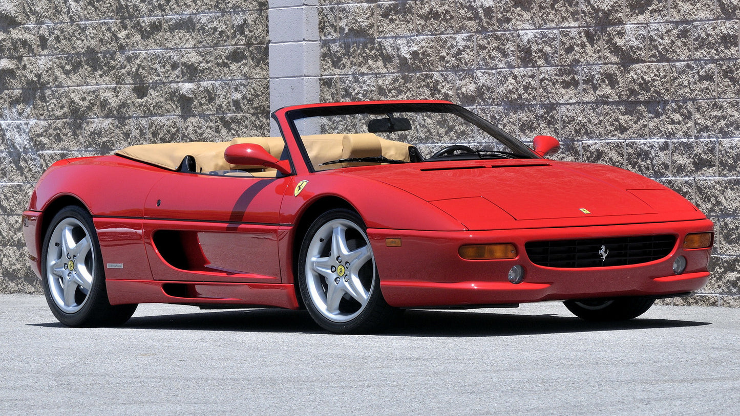 Ferrari F355 Spider Us Hd Art Keychain