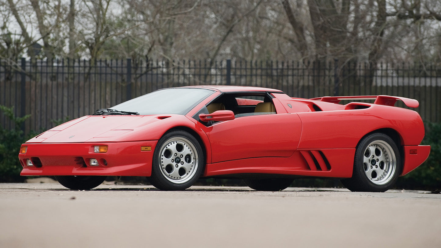 Lamborghini Diablo Vt Roadster Us Hd Art Keychain