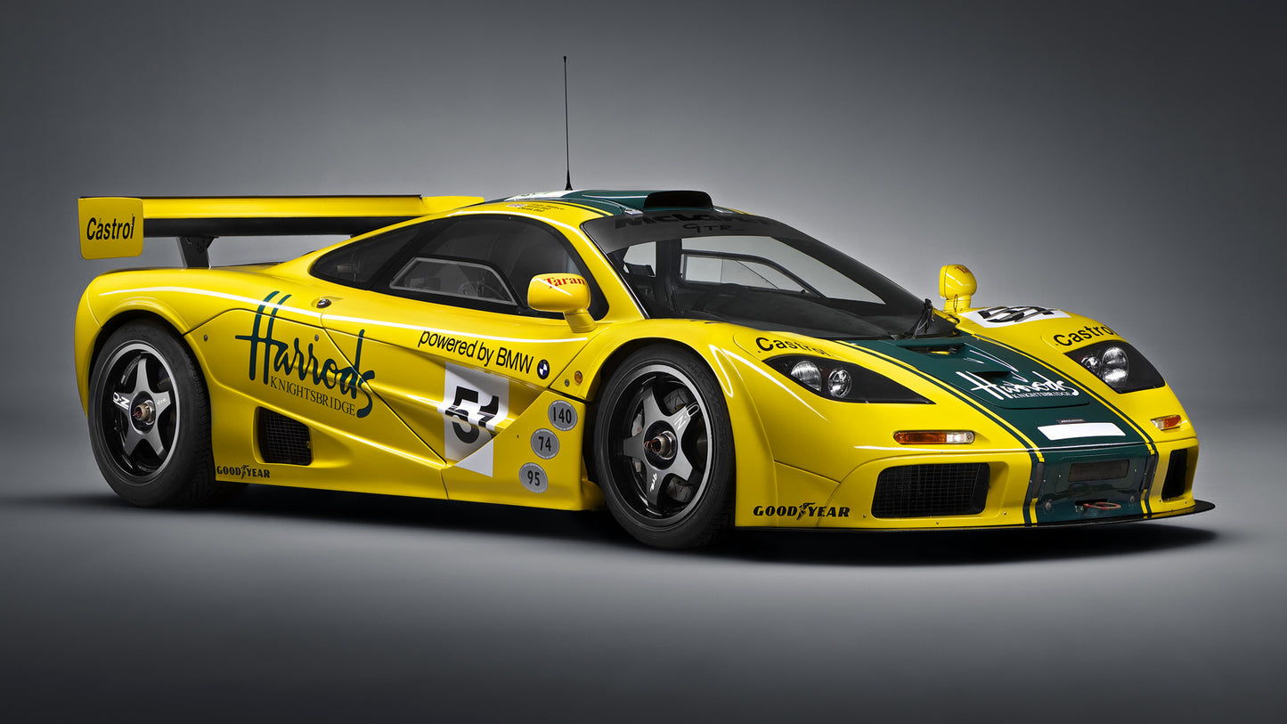 Mclaren F1 Gtr Hd Art Print Poster