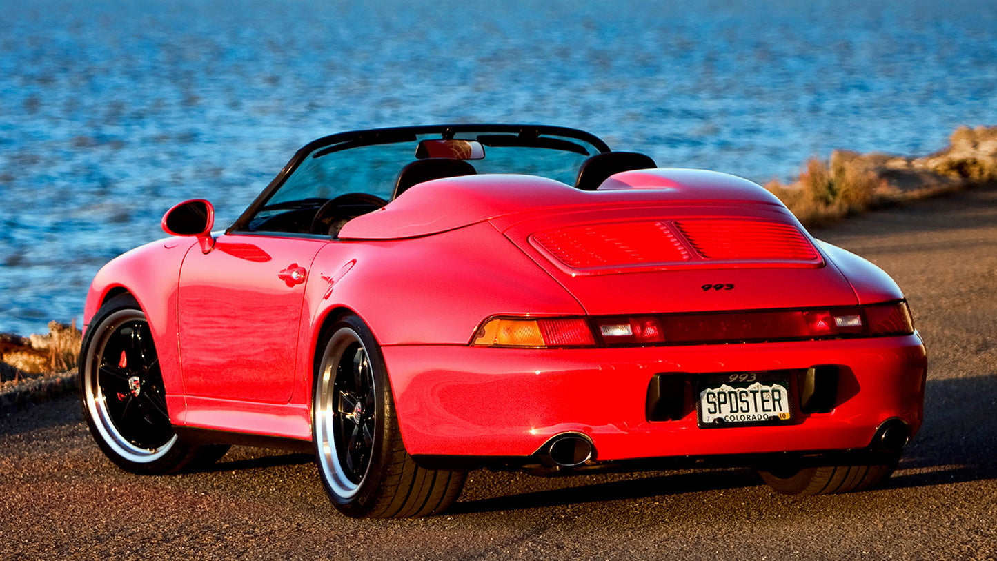 Porsche Speedster Hd Art Keychain