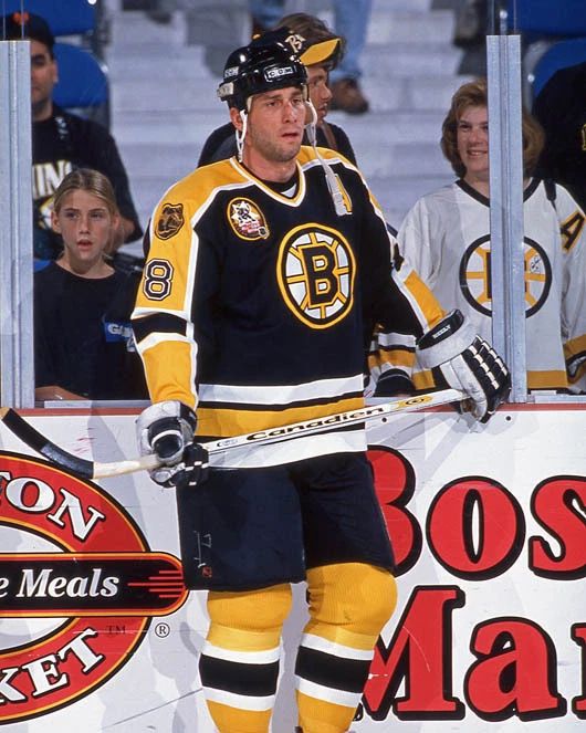 1995 Boston Bruins Cam Neely Glossy Keychain Hockey Keychain