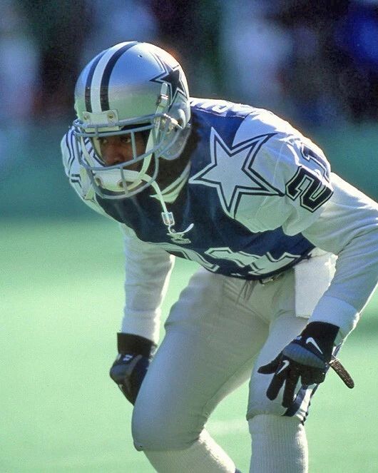 1995 Dallas Cowboys Deion Sanders Keychain Football Print 'Primetime' Keychain