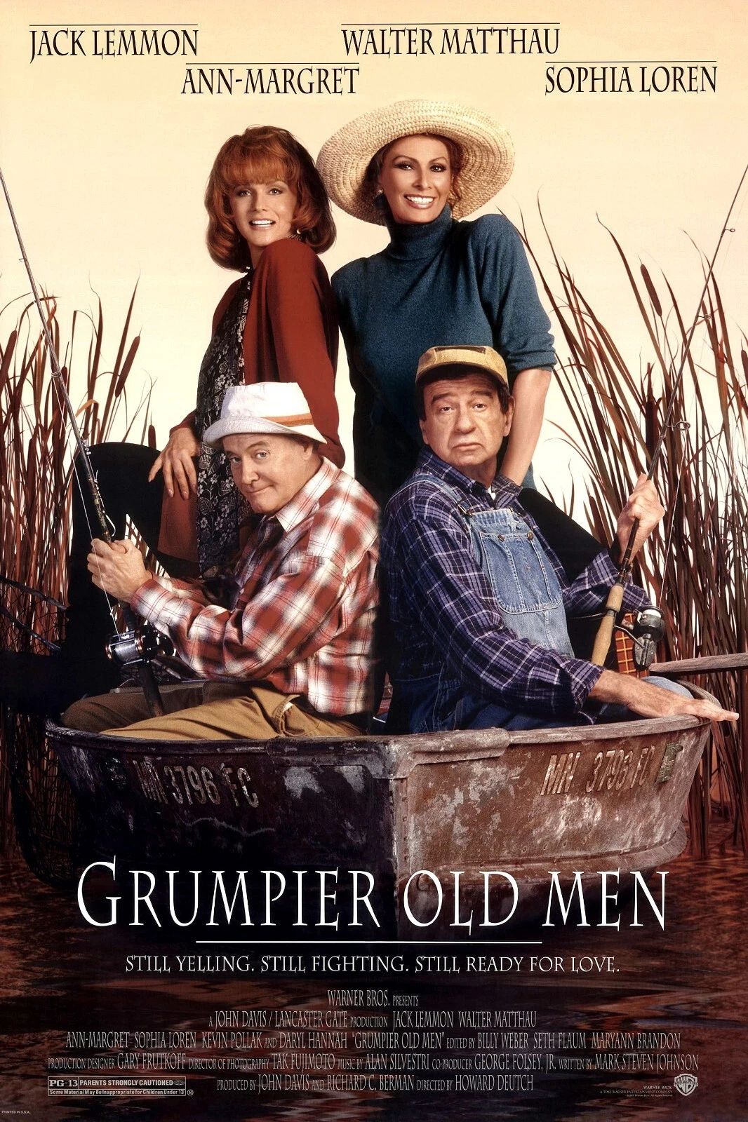 1995 Grumpier Old Men Movie Magnet Jack Lemmon Walter Matthau Margret