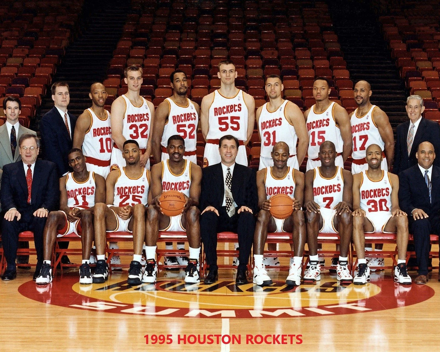 1995 Houston Rockets Team Keychain Picture Basketball Nba