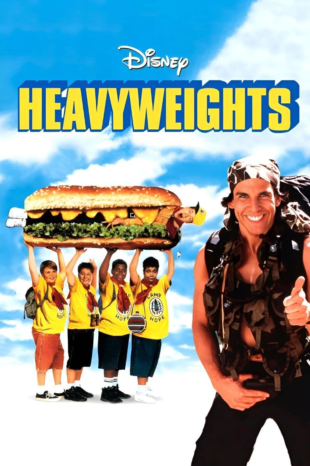 1995 Heavyweights Movie Magnet Ben Stiller Tom Mcgowan Camp Hope