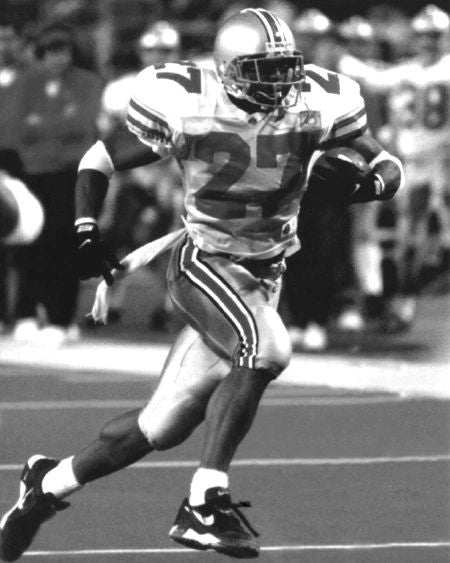 1995 Ohio State Eddie George Glossy Keychain College Heisman Trophy Winner