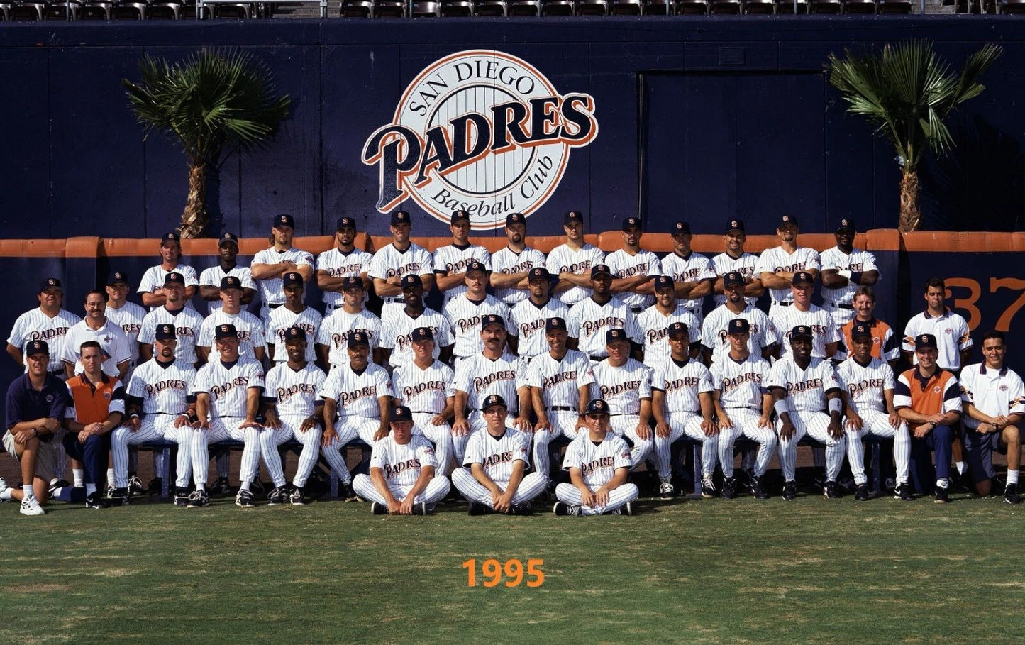 1995 San Diego Padres Team Magnet Baseball Picture Mlb