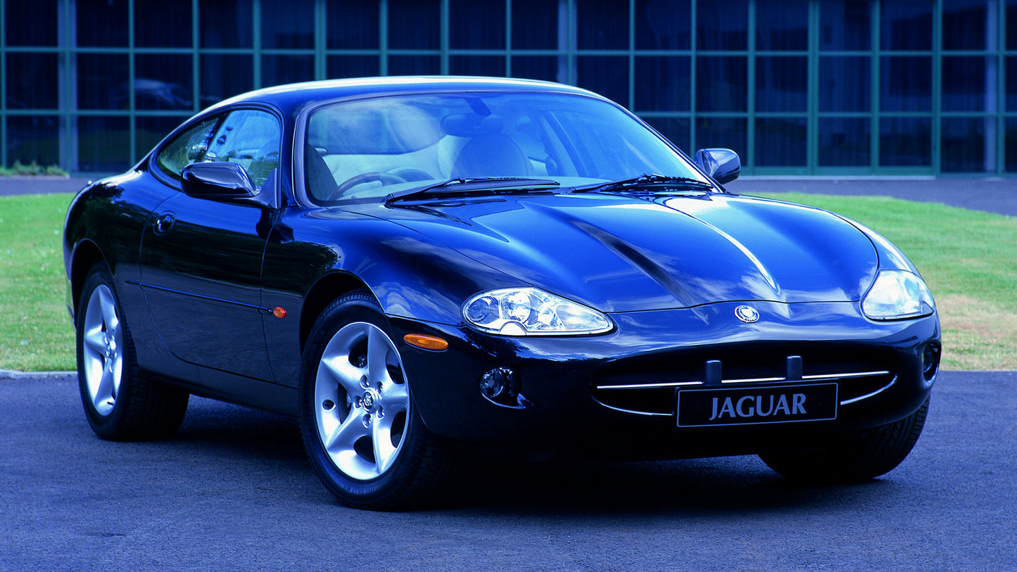 Jaguar Xk8 Coupe Uk Hd Art Print Poster