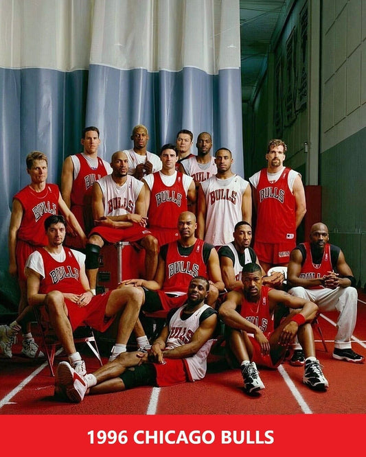 1996 Chicago Bulls Team Keychain Picture Basketball Nba