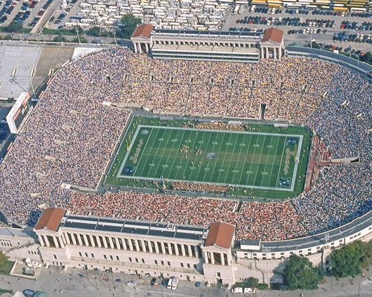 1996 Chicago Bears Soldier Field Glossy Keychain Stadium Keychain