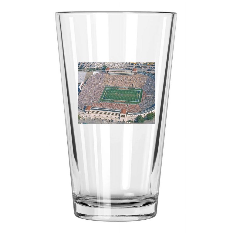 1996 Chicago Bears Soldier Field Photo Stadium Pint Beer Drinking Glass