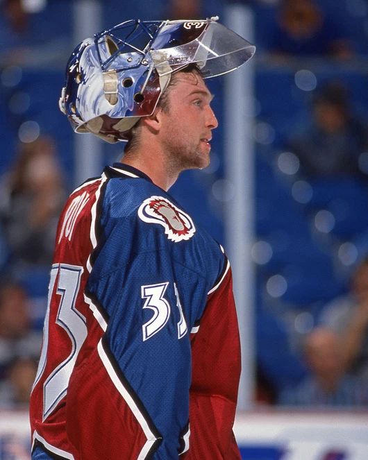 1996 Colorado Avalanche Patrick Roy Glossy Keychain Hockey Keychain Hof 06