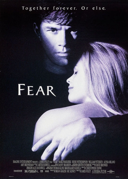 1996 Fear Movie Keychain Mark Wahlberg Reese Witherspoon Alyssa Milano