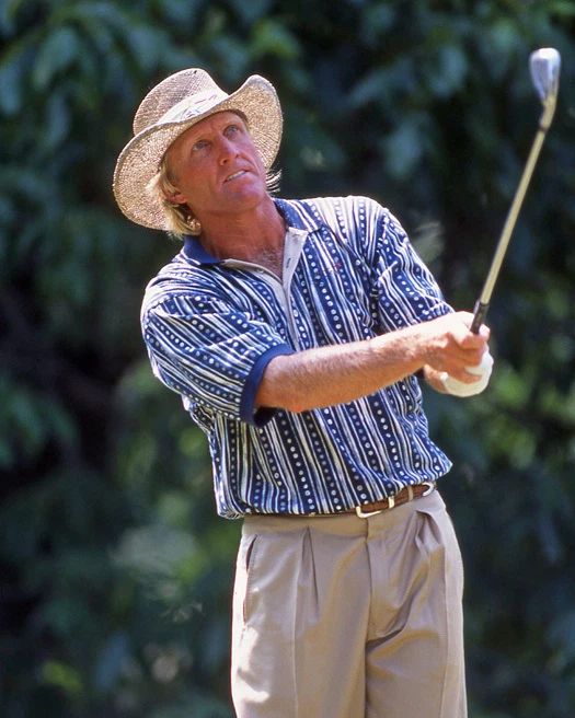 1996 Golfer Greg Norman Glossy Magnet The Shark Magnet Masters