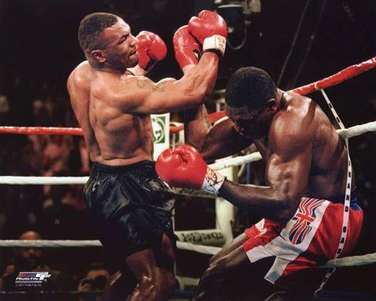 1996 Heavyweight Boxers Mike Tyson Vs Frank Bruno Glossy Keychain Keychain 2