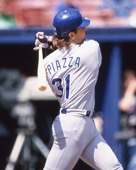 1996 Los Angeles Dodgers Mike Piazza Magnet Baseball Print Glossy Magnet