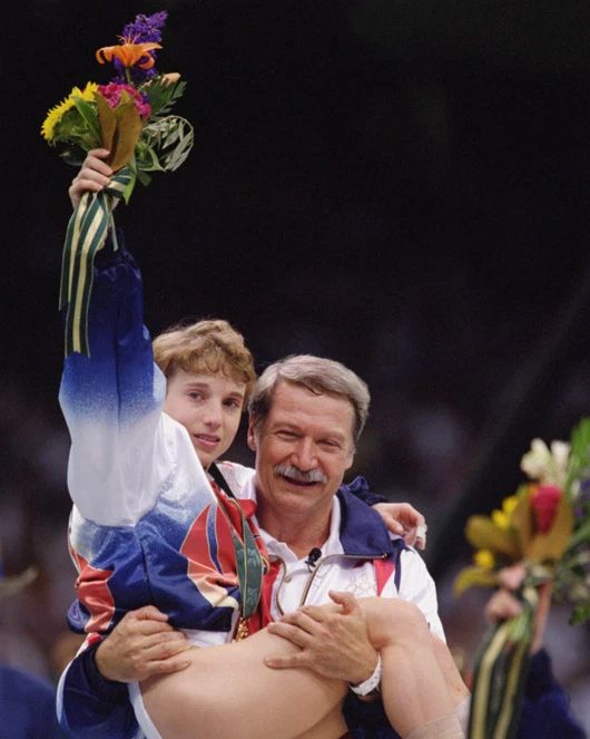 1996 Olympics Kerri Strug Glossy Keychain Usa Keychain Atlanta Gymnastics