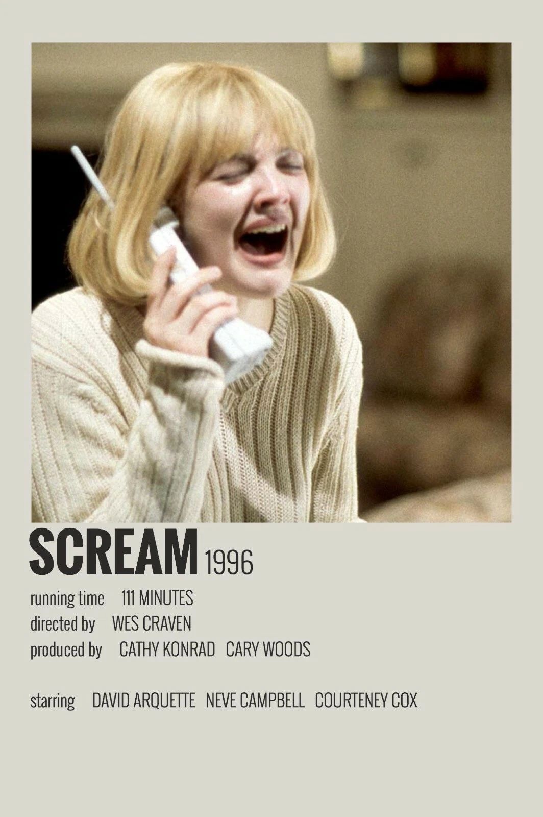 1996 Scream Movie Magnet Casey Becker Dewey Woodsboro