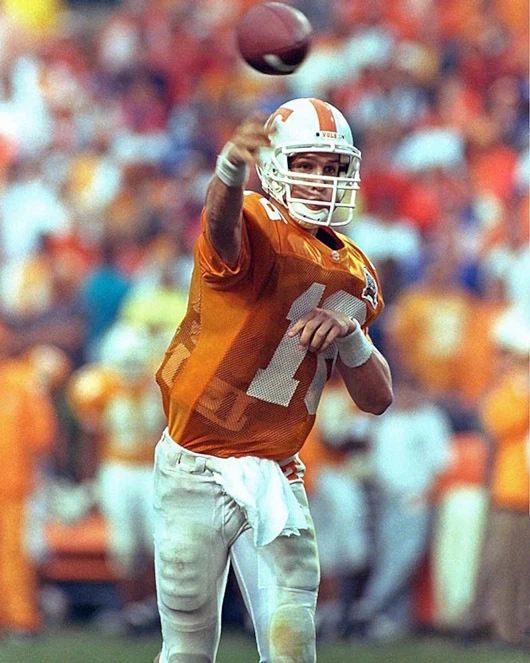 1996 Tennessee Volunteers Peyton Manning Glossy Keychain Citrus Bowl Print