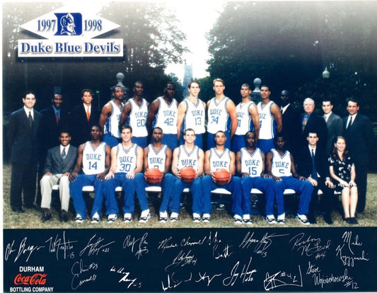 98 Duke Blue Devils Team Keychain Picture Ncaa Basketball