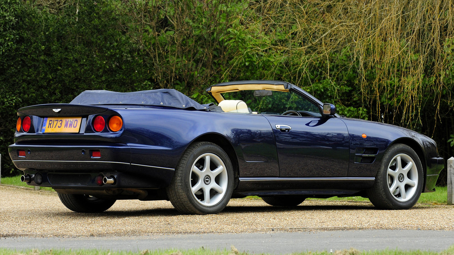 Aston Martin V8 Volante Lwb Uk Hd Art Keychain