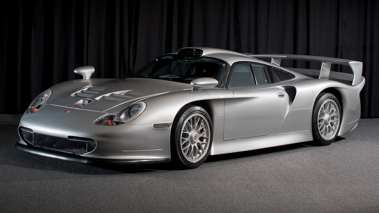 Porsche Gt1 Street Version Hd Art Keychain