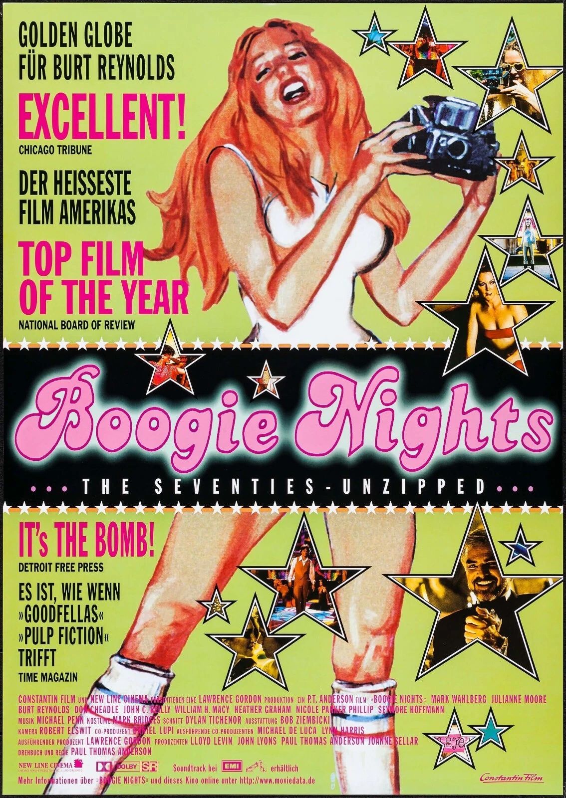 1997 Boogie Nights Movie Magnet Mark Wahlberg Burt Reynolds Diggler