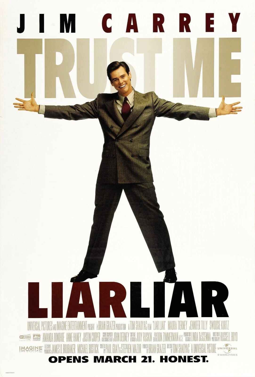 1997 Liar Liar Magnet Jim Carrey Fletcher Reede Maura Tierney Comedy