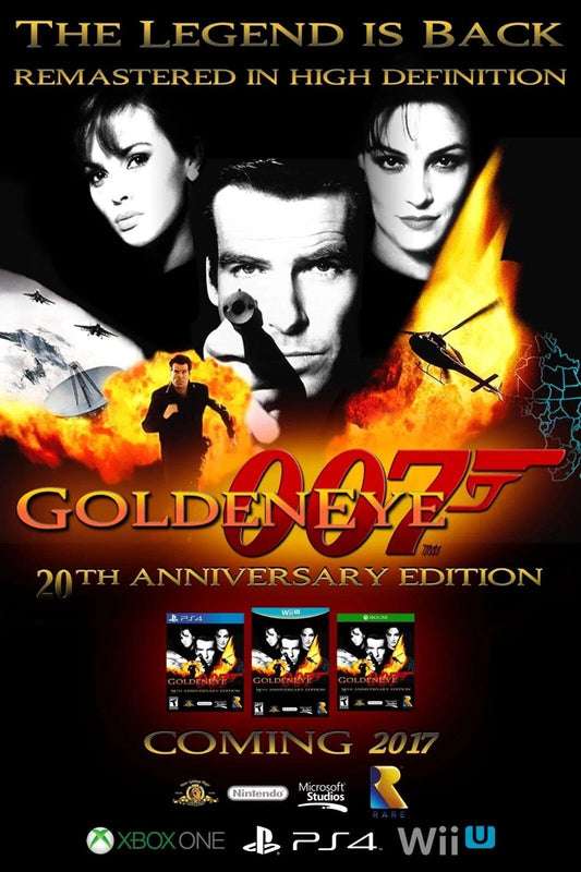 1997 Nintendo 64 007 Goldeneye 20Th Anniversary Keychain N64 James Bond