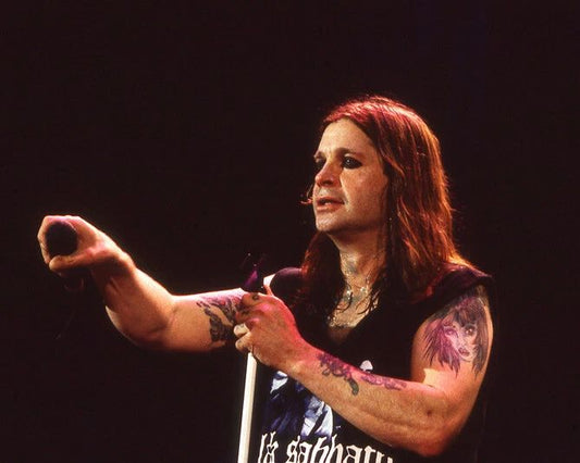 1997 Singer Ozzy Osbourne Glossy Keychain Print Black Sabbath Keychain