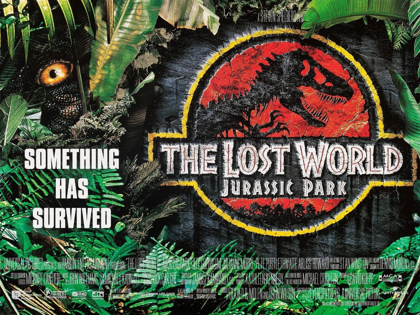1997 The Lost World Jurassic Park Movie Magnet Jeff Goldblum