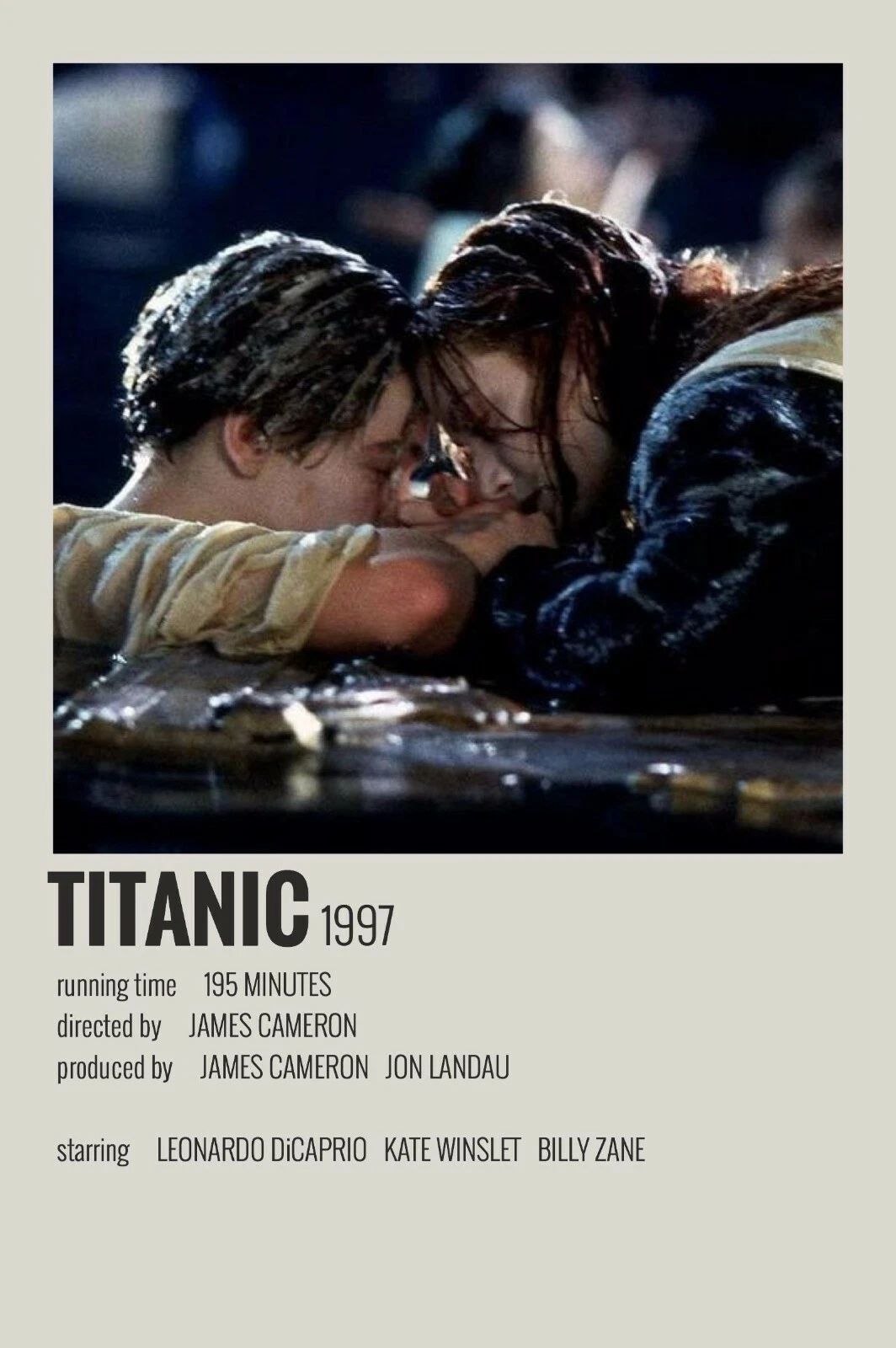 1997 Titanic Movie Jack Dawson Rose Leonardo Dicaprio 300 Piece Jigsaw Puzzle