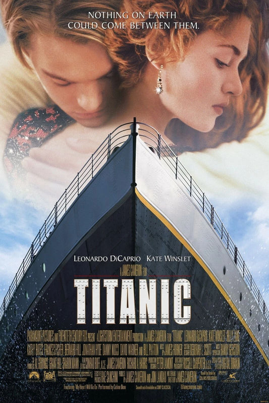 1997 Titanic Movie Poster Print Jack Dawson Rose Leonardo Dicaprio 1