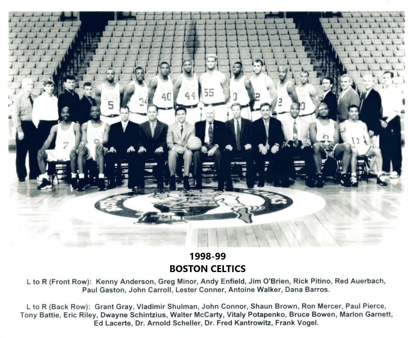 99 Boston Celtics Team Magnet Basketball Picture Nba