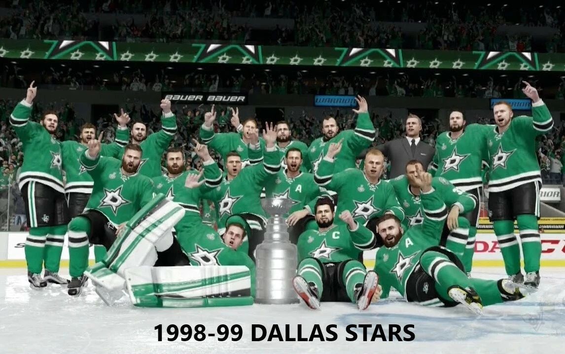 99 Dallas Stars Team Magnet Hockey Picture Nhl Wide Border
