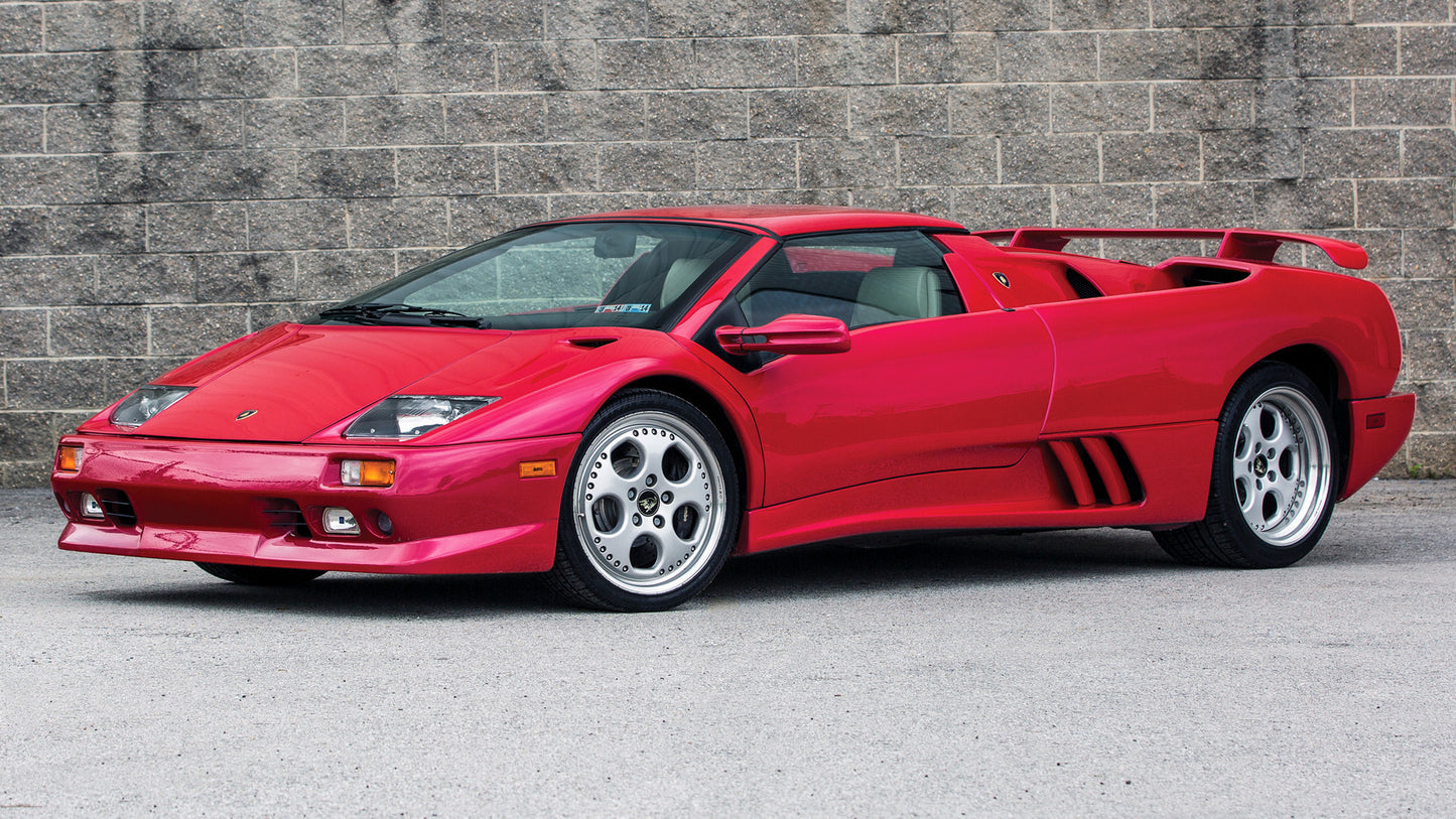 Lamborghini Diablo Vt Roadster Us Hd Art Keychain