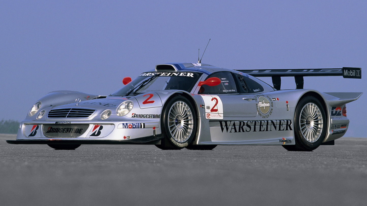 Mercedes Benz Clk Lm Hd Art Print Poster