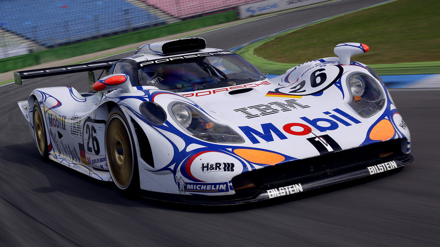 Porsche Gt1 Hd Art Keychain