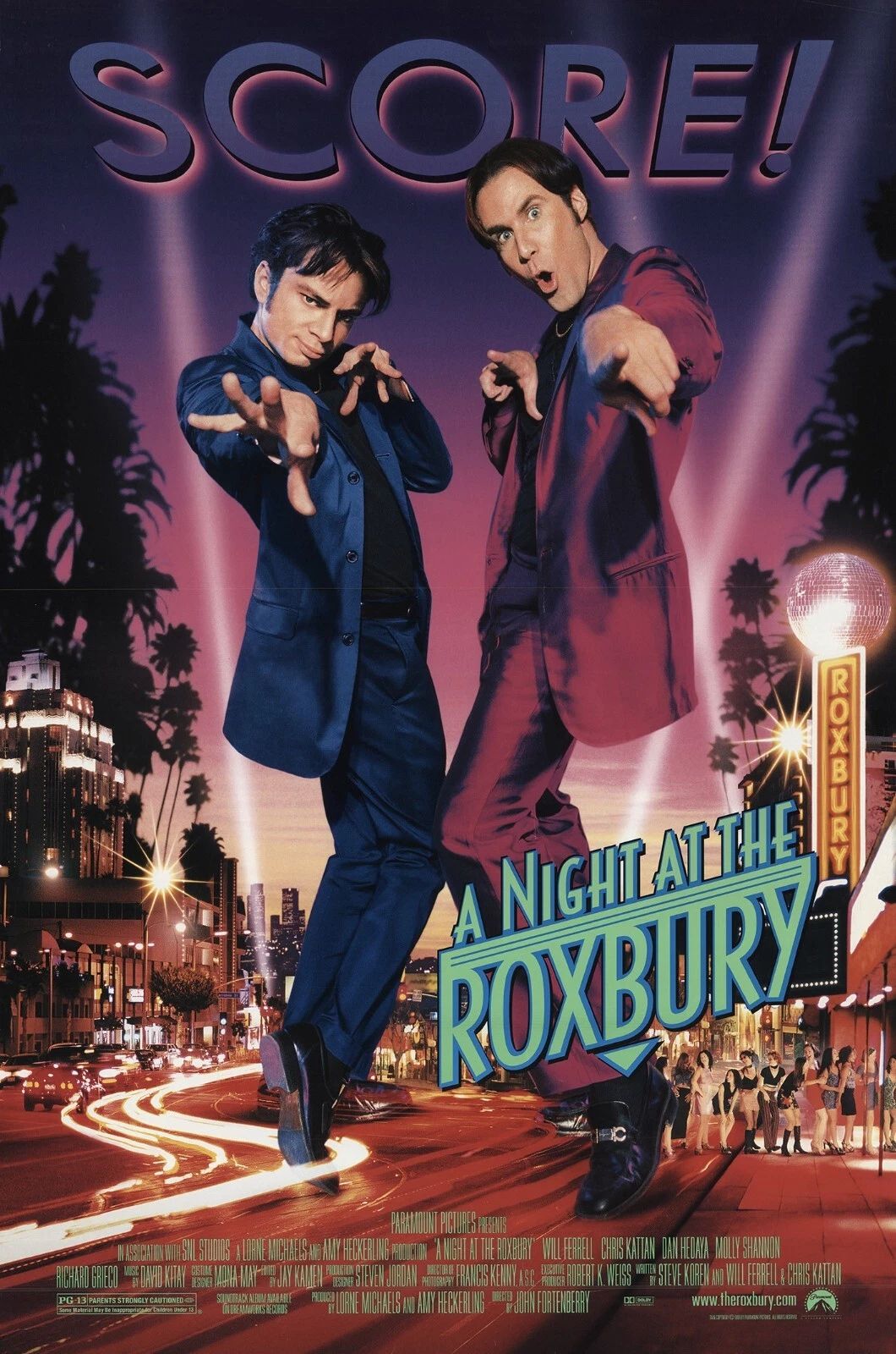 1998 A Night At The Roxbury Movie Magnet Will Ferrell Chris Kattan