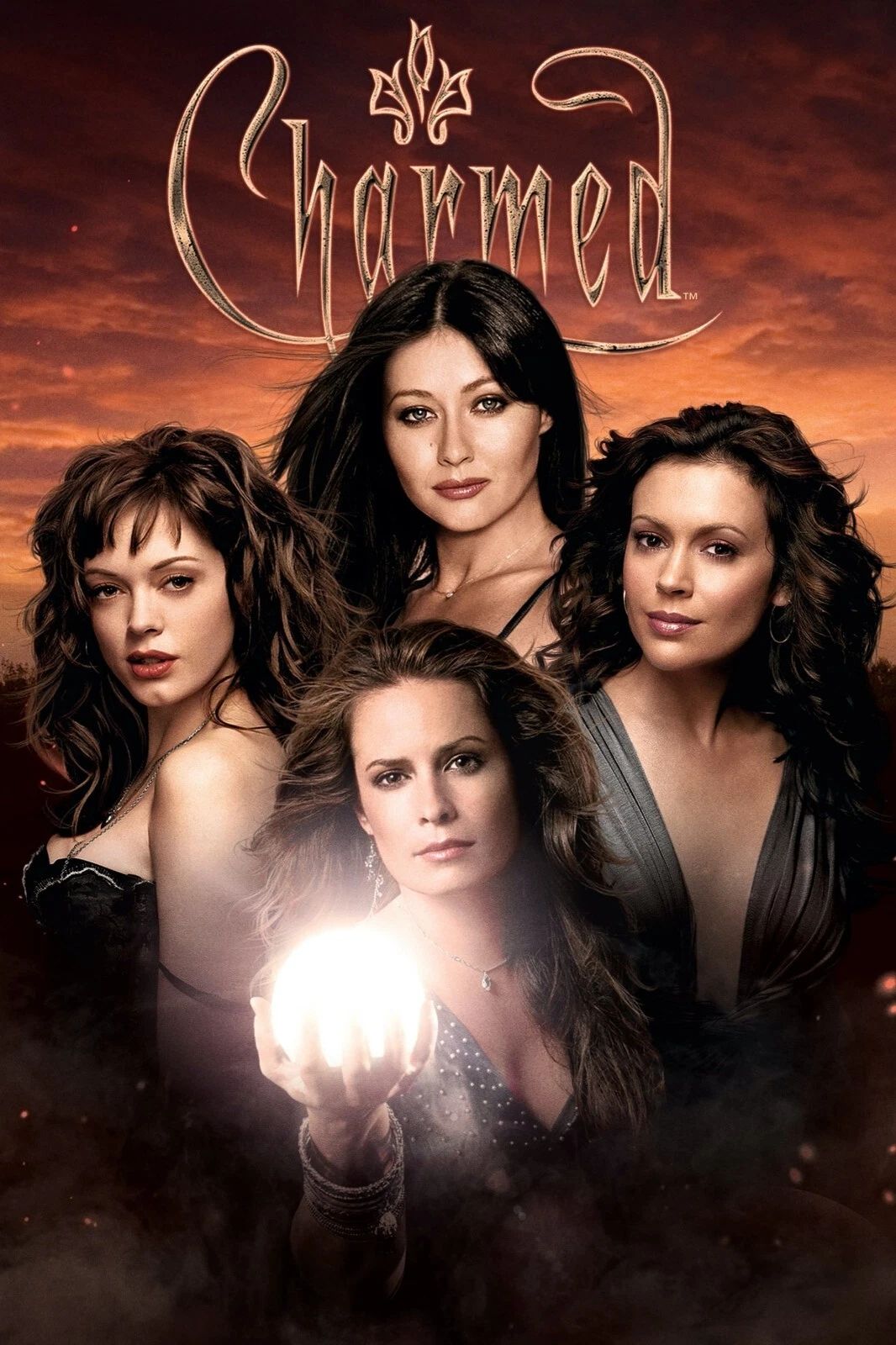 1998 Charmed Poster Piper Phoebe Prue Alyssa Milano Shannen Doherty