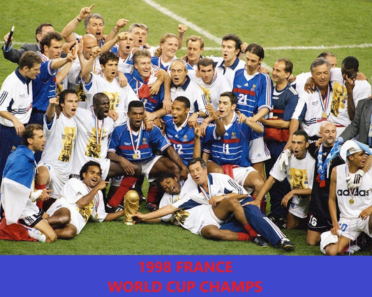 1998 France Team Photo Soccer Picture World Cup Champs