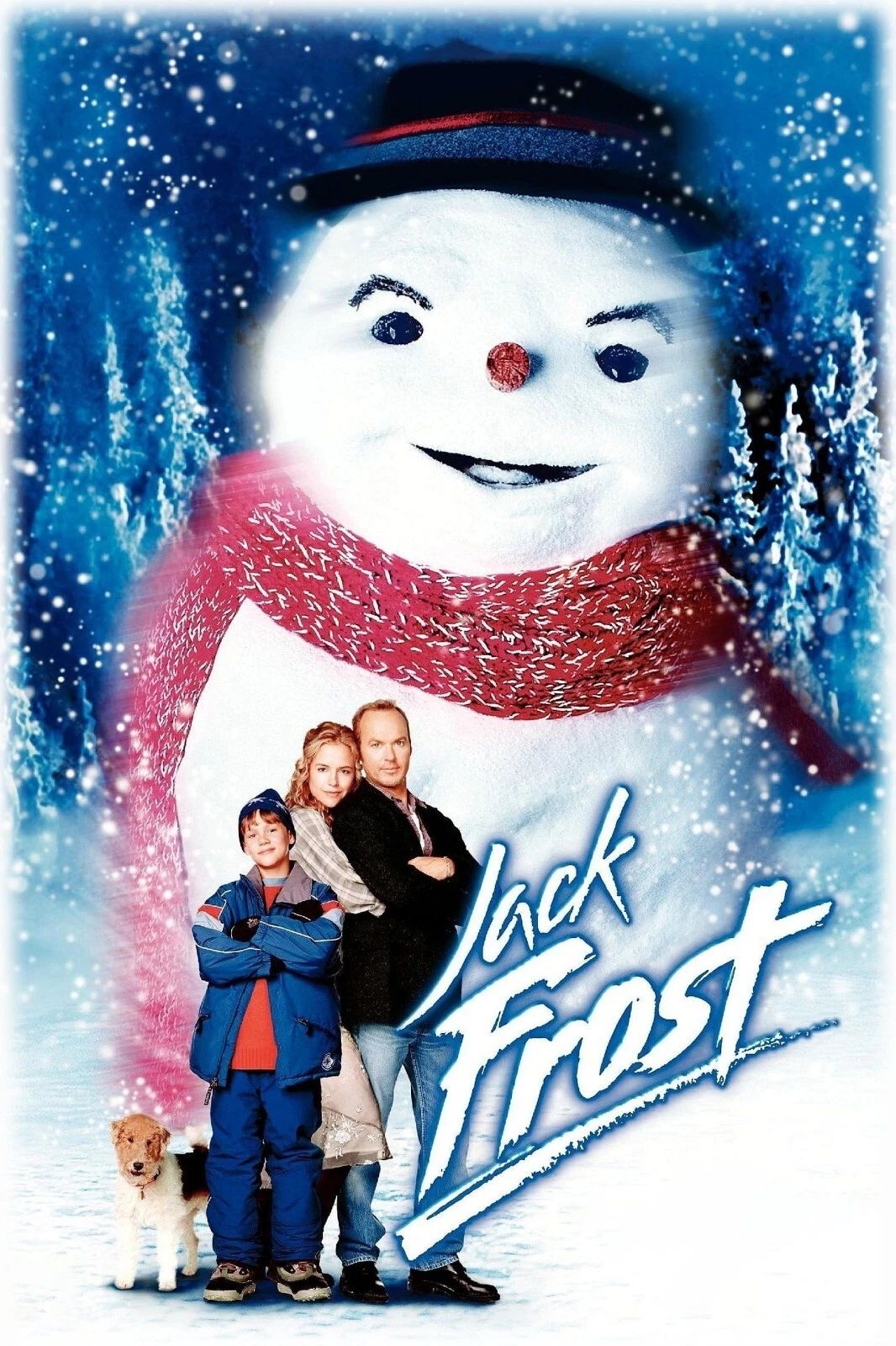 1998 Jack Frost Movie Keychain Michael Keaton Kelly Preston Snowman